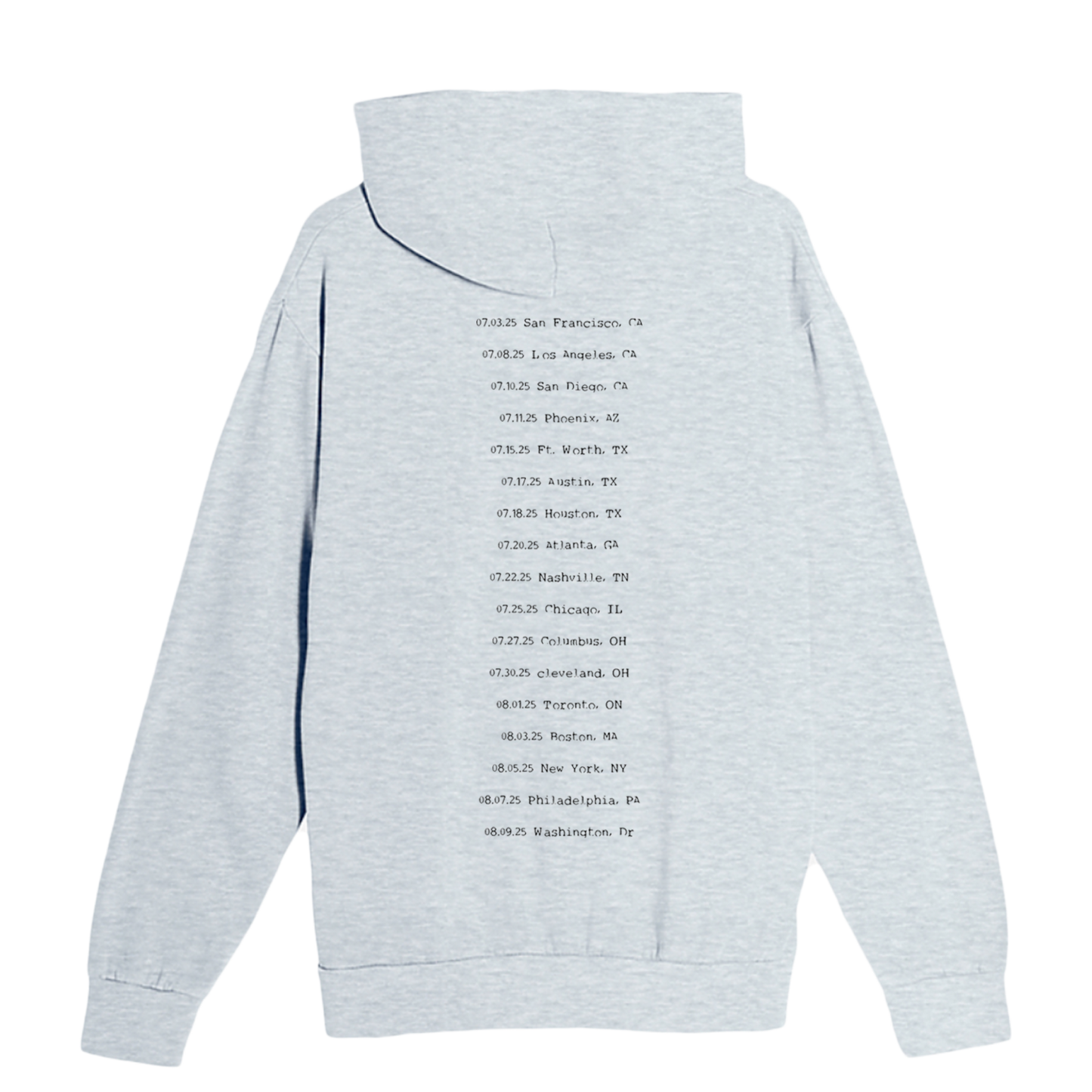 Wraith US 2025 Tour Hoodie