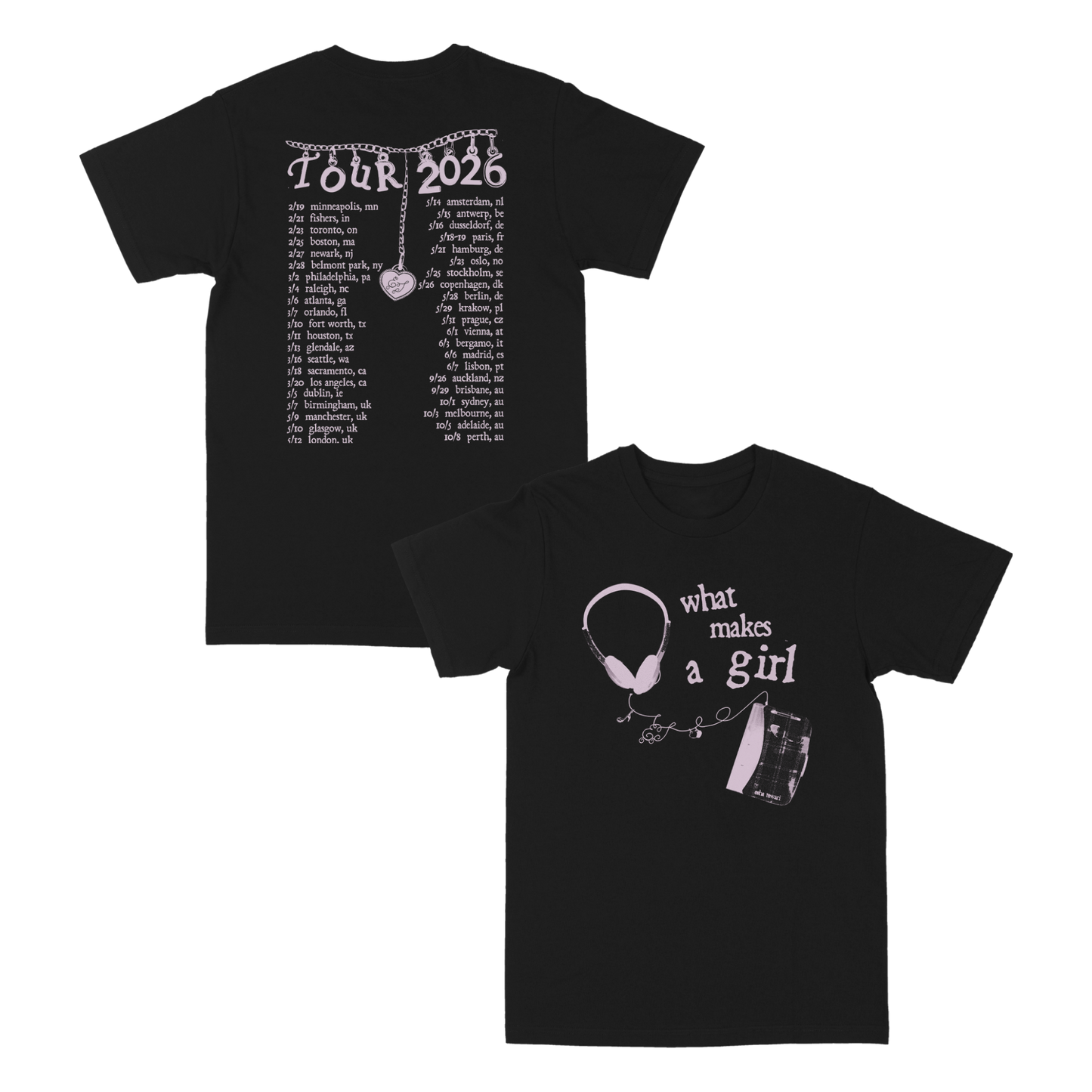 What Makes a Girl 2026 Tour Tee