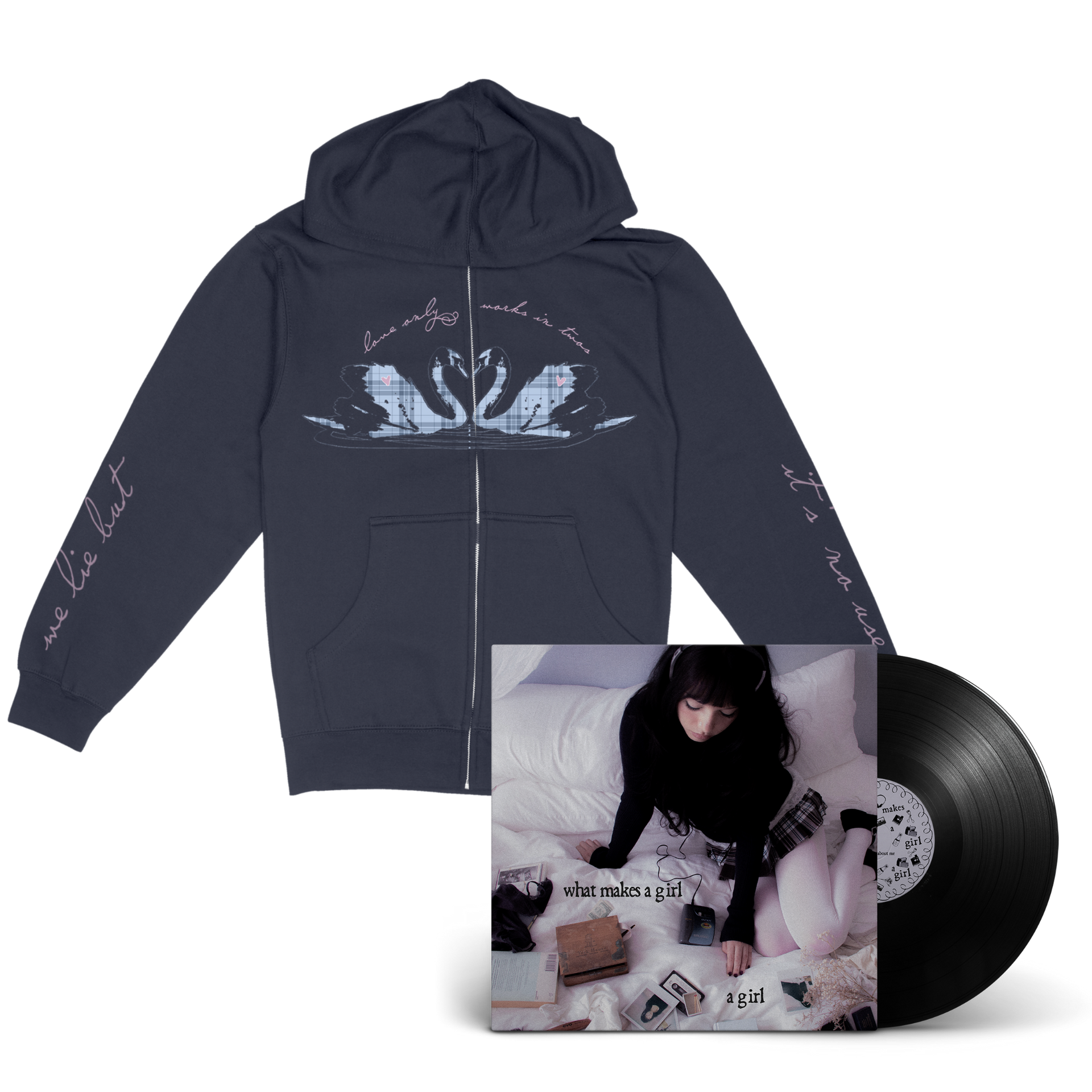 What Makes A Girl A Girl Vinyl + Hoodie Fan Pack – Esha Tewari